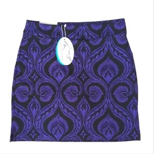 NWT Greg Norman Play Dry Wicking Golf Skort XS Pattern